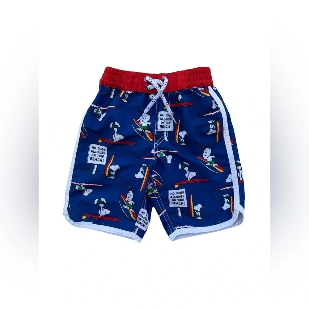 Hanna Andersson Size 90, 3, Snoopy Swim Trunks
